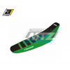 Blackbird Poťah sedla Kawasaki KXF250+KXF450 / 06-08 - farba čierno-zelená - typ poťahu ZEBRA