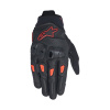 rukavice SP X 7, ALPINESTARS (černá/tmavě červená/červená, vel. 2XL)