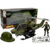 Vojenský set z helikoptéry LeanToys, 4 prvky