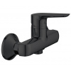 AQUALINE LOTTA nástenná sprchová batéria, rozteč 150mm, čierna LT611B