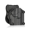 Univerzálne pištoľové puzdro Mega-Fit Compact Cytac® / pádlo – pravá strana, Čierna
