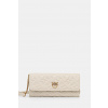 Kožená listová kabelka Pinko 103765.A1YB béžová ONE SIZE
