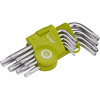 EXTOL CRAFT 66010 L-klíče TORX, sada 9ks, T 10-50, krátké