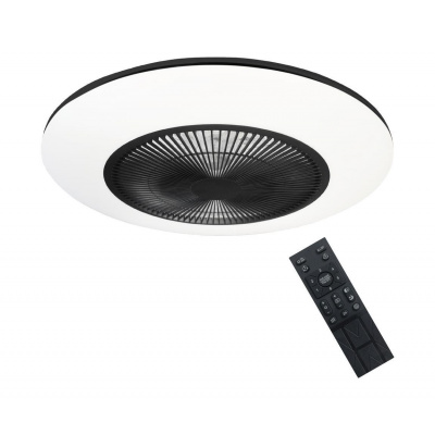 Brilagi | Brilagi - LED Stmievateľné svietidlo s ventilátorom AURA LED/38W/230V čierna + DO | BG0372