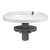 Logitech Mic Pod Mount, stolný držiak, biely, Logitech, Rally Mic Pod, 146 mm, 146 mm
