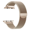 BStrap Milanese remienok na Apple Watch 42/44/45mm, Gold Cream SAP004C10