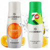 Sirupy SodaStream Orange Zero Pomaranč bez cukru + Koncentrát 7UP