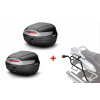 SHAD Side cases with side master fitting kit SHAD SH37 čierna HONDA VFR 1200 X Crosstourer