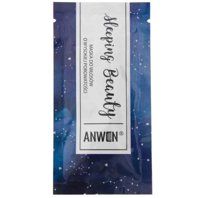 Anwen Nočná maska na vlasy Sleeping Beauty High Porosity v sáčku - 10 ml