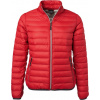 James & Nicholson | JN 1139 Dámska páperová bunda_02.1139 Farba: red/silver, Veľkosť: XL