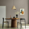 NEDES WRE011 Závesné drevené svietidlo E27, 60W, IP20, 33cm, masívne drevo, dub