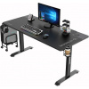 ULTRADESK Herný stôl MOMENTUM - Black, 152,5x70 cm, 75,5 cm, s XXL podložkou pod myš, držiak slúchadiel, nápojov, mobila UDESK-MM-BK