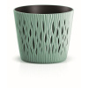 kvetináč 12,8cm SANDY ROUND DSR130-623U šalvia plastový PROSPERPLAST