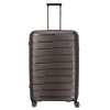 Veľký škrupinový kufor na kolieskach TSA 100 l Travelite Air Base 75349 hnědá tmavá