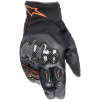 ALPINESTARS rukavice SMX-1 DRYSTAR čierna/červená fluo 2024 - S