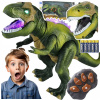 INTERAKTÍVNY DIAĽKOVO OVLÁDANÝ DINOSAURUS, ROBOT, LED DIAĽKOVÉ OVLÁDANIE + BATÉRIE