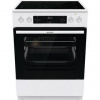 Sklokeramický sporák Gorenje Advanced GECS6C70WPA biely