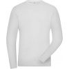 DAIBER JN 1804 / Pánske elastické tričko, dlhý rukáv - white XS