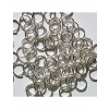 LYMFY | Kovové krúžky 10mm balenie 100ks strieborné | strieborná