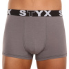 Pánske boxerky Styx športová guma tmavosivé (G1063) XL