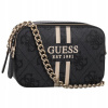 Listová kabelka Guess , ekokoža, čierna