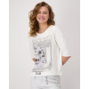 Tričko MONARI dámske 409165 102 Vanila - 42