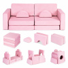 Ecotoys Pohovka TMSRT-15 PINK 55 x 55 látka ružová