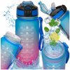 TRESSARI Motivačná fľaša fľaša na pitie s tesným držiakom 600 ml na vodu BPA FREE