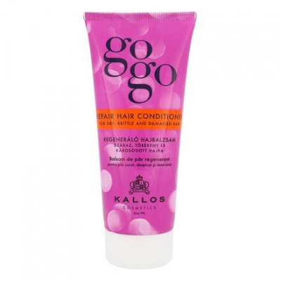 Kallos Cosmetics Gogo Repair regenerační kondicionér pro poškozené vlasy 200 ml pro ženy