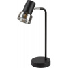 Rabalux Hatice stolová lampa 1x15 W čierna-dymová 74278