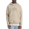 Alpha Industries pánska mikina Basic Hoodie Carbon vintage sand Veľkosť: XXL, Farba: hnedá, piesková