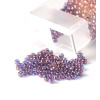 Metalické rokajlové korálky 1,5mm - 10g - 1.100Ks - Hnědá měď