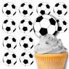 POPLATOK NA BÁBOVKY MUFFINKI sada na narodeniny 12ks - FUTBALOVÝ FUTBAL