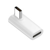 AppleMix USB-C žena/USB-C muž - 40Gb / 140W - lomený - biely