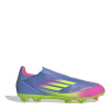adidas F50 League Laceless Firm Ground Football Boots Blue/Lemon 10 (44.7)