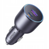 Nabíjačka do auta Ugreen EC701, USB + USB-C, 63 W (čierna)