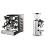 Rocket Espresso Appartamento TCA, copper + Rocket Espresso SUPER FAUSTO, chrome
