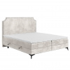 MEBLINE Kontinentálna posteľ LEO 160x200 magic velvet 2250