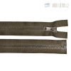 Zips kostený deliteľný khaki, dĺžka 40 cm