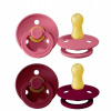 Bibs kaučuk 2ks Coral Ruby