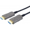PremiumCord Ultra High Speed HDMI 2.1 optický fiber kábel 8K@60Hz,zlacené 10m kphdm21x10