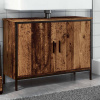 Skříňka pod umyvadlo old wood 80 x 30 x 60 cm kompozitní dřevo Hnědá 857700