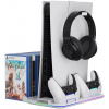 Canyon CS-51, multifunkčný stojan pre PS5 Slim, biely CND-CSPS5W-1