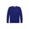 Bavlnený sveter Polo Ralph Lauren modrá farba, 323702674080 136-138