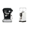Ascaso Dream ONE, Dark Black + Eureka Mignon Specialita, CR white