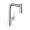 Hansgrohe 73800000 Metris M71 220 kuchynská páková batéria vyťah.sprška, 2jet, sBox, chróm HG 73800000