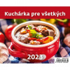 Stolový kalendár riadkový 17,1x13,9 cm - MiniMax Kuchárka pre všetkých 2026