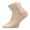 Lonka Emi Unisex ponožky - 3 páry BM000000575900100669 béžová 35-38 (23-25)