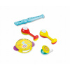 Detský hudobný set 5ks - Rumba guľa, fúkacia harmonika