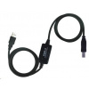 PREMIUMCORD USB 2.0 repeater a propojovací kabel A/M-B/M 10m ku2rep10ab